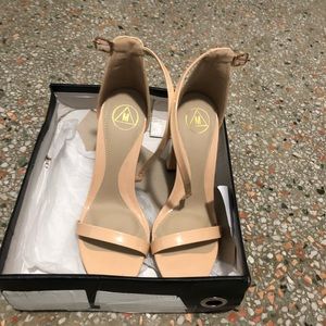 Cute versatile beige heels.